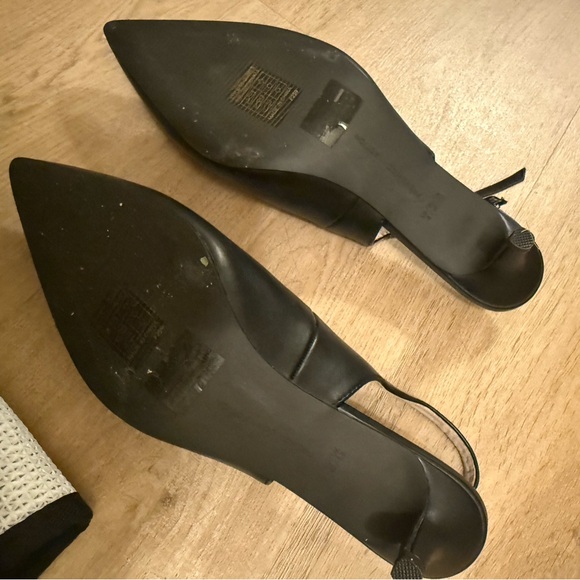 French Connection Black Women's Slingback Shoes - Picture 4 of 4